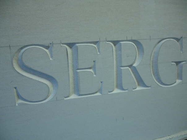 Portland Stone Lettering