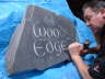 Carving the letters